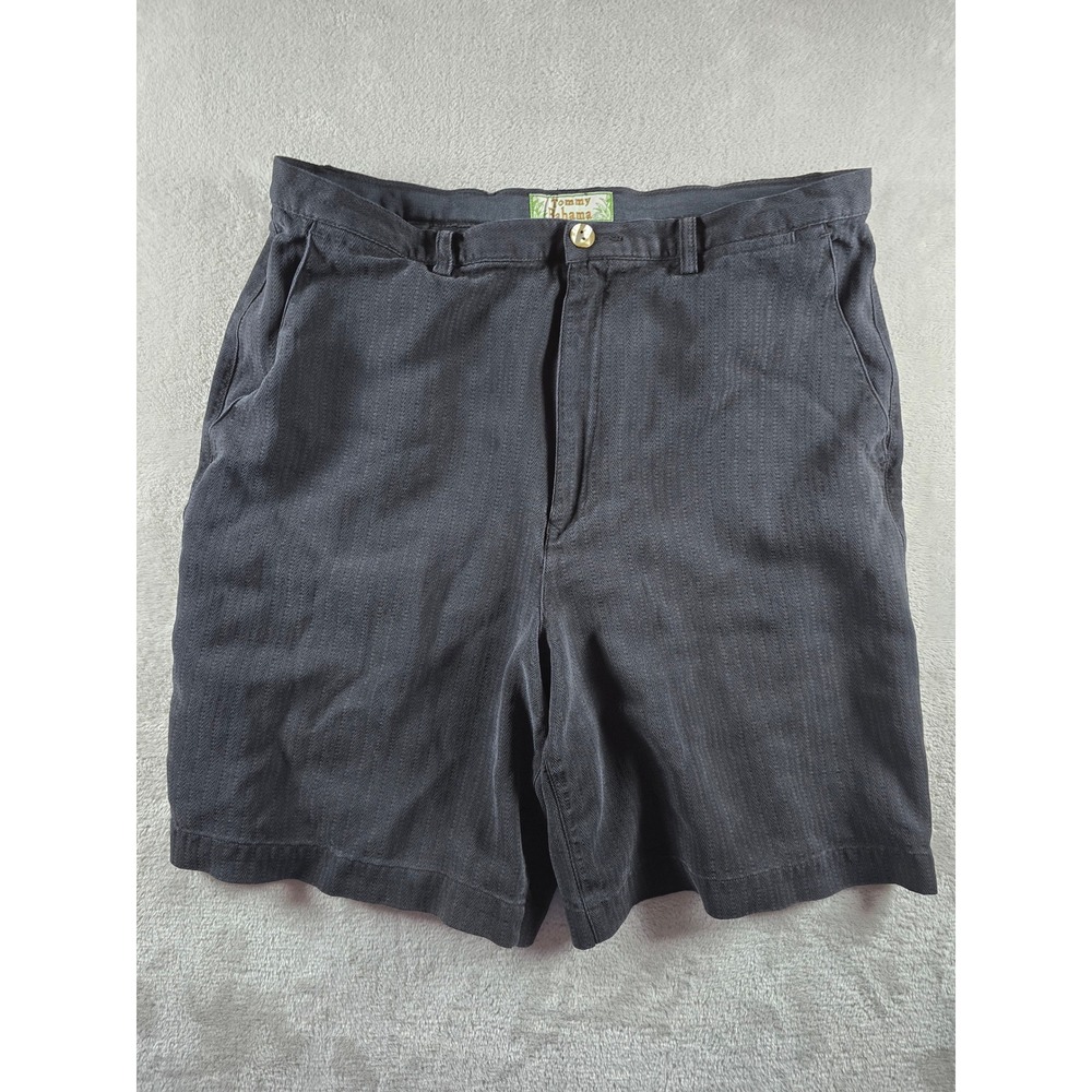 Tommy Bahama Men's Dark Navy Textured Shorts